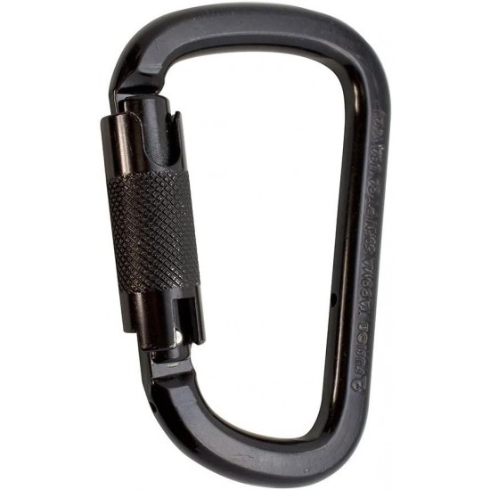 Fusion Climb Tacoma Steel High Strength Auto Lock Modified D-shaped Carabiner 10-Pack