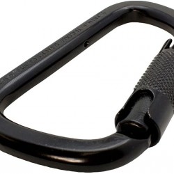 Fusion Climb Tacoma Steel High Strength Auto Lock Modified D-shaped Carabiner 10-Pack