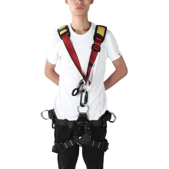 Alomejor Aerial Work Safety Belt Rock Climbing Harness Full Body Engineering Harnesses Equipment for Rescue