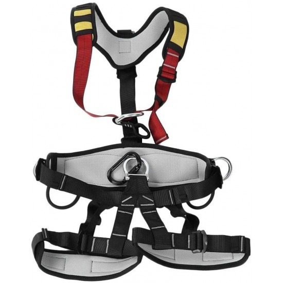 Alomejor Aerial Work Safety Belt Rock Climbing Harness Full Body Engineering Harnesses Equipment for Rescue