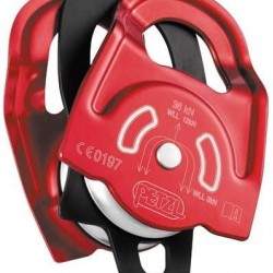 PETZL Seilrollen P65A Twin Red