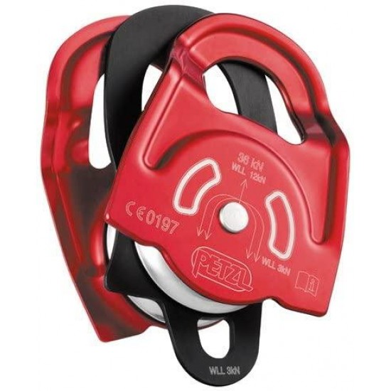 PETZL Seilrollen P65A Twin Red