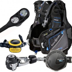 Aqua Lung Pro HD BCD i300C Dive Computer Titan Regulator Package