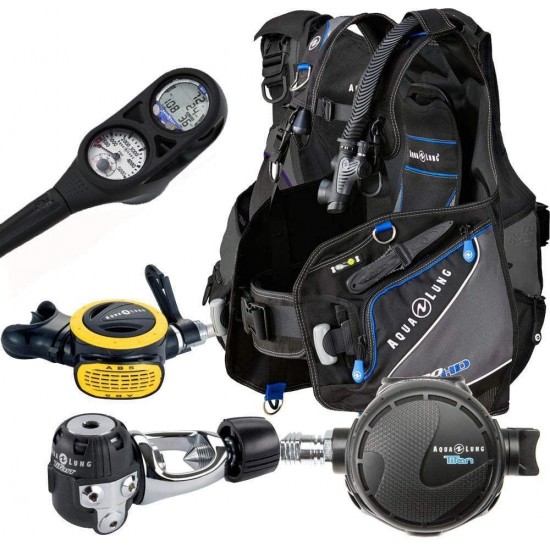 Aqua Lung Pro HD BCD i300C Dive Computer Titan Regulator Package