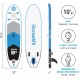 Goosehill Inflatable Stand Up Paddle Board, Premium SUP Package, 10' Long 32