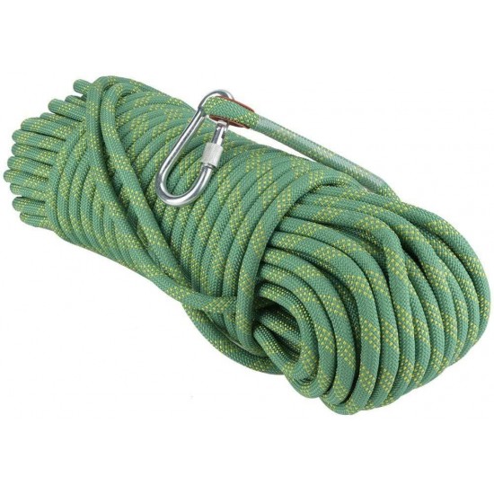 Alinory Escape Rope, 30m Outdoor Rock Climbing Escape Rope 12mm Diameter Safety Survival Cord