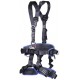 xgfqb Safety Climbing Harness, Safety Full Body Harness with 5 Point Adjustment, Back Padded, Chest, Back/Side D-Rings, Mountaineering Rock Climbing Rappelling Equip