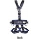 xgfqb Safety Climbing Harness, Safety Full Body Harness with 5 Point Adjustment, Back Padded, Chest, Back/Side D-Rings, Mountaineering Rock Climbing Rappelling Equip