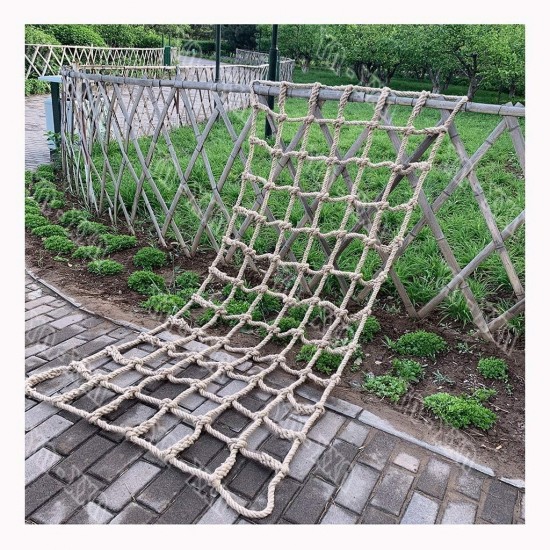 Jute Protective Net,hemp Rope Cargo Fencing Patio Banister Netting Outdoor Garden Decoration Nets Adult Children Climbing Safety Tree House Handrail Protection Net Heavy Duty Fall Prevention Nets