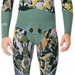 Spearfishing Wetsuit 5mm Neoprene Camo 2-Piece Diving Snorkeling Suits Men