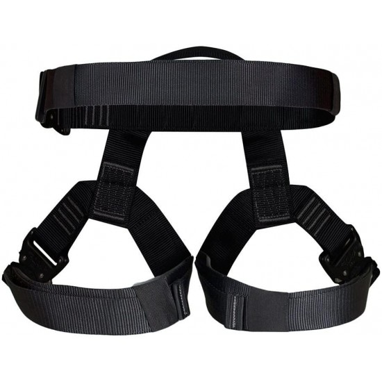 Fusion Climb Miraj Tactical Half Body Triple Quick Release Buckle Adjustable Harness 23kN M-XL Black