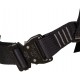 Fusion Climb Miraj Tactical Half Body Triple Quick Release Buckle Adjustable Harness 23kN M-XL Black