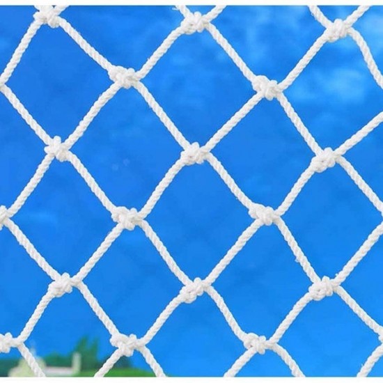 LYRFHW White Rope Net, Climbing Safety Net Playground Children Climbing Net Outdoor Training Development Protection Net Kindergarten Protection Net (Size : 33m)