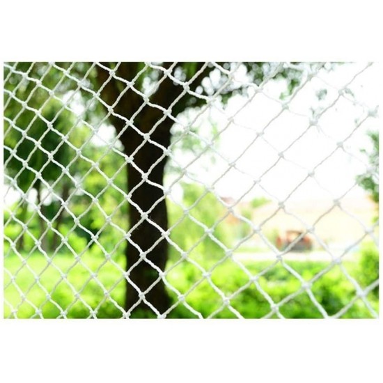 LYRFHW White Rope Net, Climbing Safety Net Playground Children Climbing Net Outdoor Training Development Protection Net Kindergarten Protection Net (Size : 110)