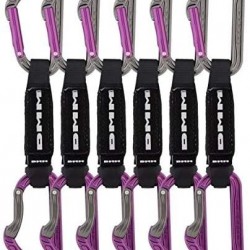 DMM Shadow Quickdraw, Pack of 6, Titanium/Purple, 12cm, A306P-12VWP6