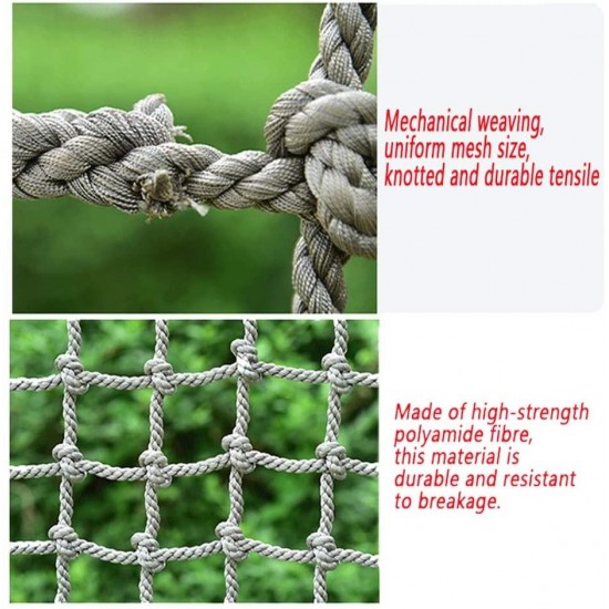 Indoor and Outdoor Children Climbing Net High Altitude Anti-Fall Net Ceiling Decoration Net Garden Protection Net Plant Climbing Net Nylon Protection Net