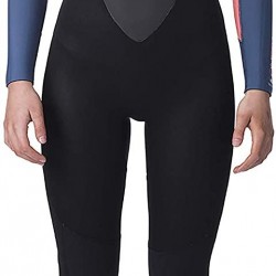 Rip Curl Womens Omega 4/3MM Back Zip Wetsuit Neon Pink - FreeFlex Neoprene Through arms - Ultralite Neoprene Body