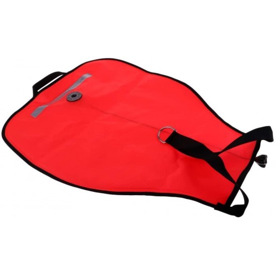 Peixiang Sports 50lbs Lift Bag with Dump Valve Underwater Scuba Diving Snorkeling Equipment Water Sports Swimming Diving Pool Accessories Experience (Color : Red)