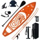 FunWater Inflatable 10'x31''x6'' Stand UP Paddle Board Ultra-Light (17lbs) Everything Included ISUP, Adj Paddle, Kayak Seat, Pump, SUP Backpack, Leash, Waterproof Bag, Non-Slip Deck pad Youth & Adult