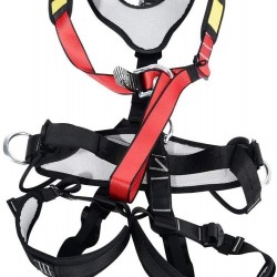 MAGT Climbing Harness Full Body Personal Fall Protection Rock Climbing Seat Belt Invertable Safety Harness for Outdoor