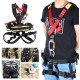 MAGT Climbing Harness Full Body Personal Fall Protection Rock Climbing Seat Belt Invertable Safety Harness for Outdoor