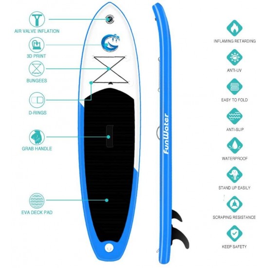 FunWater All Round Paddle Board 11'Length 33