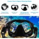 HRXS Snorkeling Suits, Goggles and Flippers Adult Snorkeling mask, All Dry Breathing Tube Diving Equipment Snorkeling Three-Piece