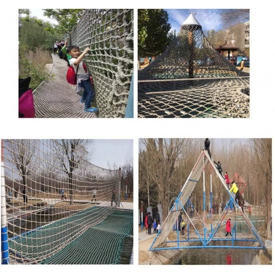 Child Fall Protection Safety Net Indoor and Outdoor Climbing Net Site Safety Net Garden Fence Protection Net Playground Climbing Safety Net Truck Cargo Net