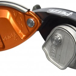 PETZL - GRIGRI +, Belay Device with Assisted Braking, Orange