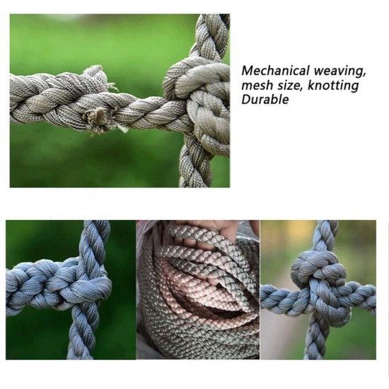 Plant Climbing Decorative Net Child Climbing Safety Net Suspension Bridge Adult Protection Net High Altitude Anti-Fall Net Playground Fence Protection Net