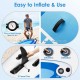 TUSY Inflatable Stand Up Paddle Board with SUP Accessories Travel Backpack 10', Non-Slip Deck Adjustable Paddles, Leash and Fin for Paddling Surf Boat