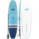 ISLE Cruiser Stand Up Paddle Board & SUP Bundle — Rigid Board with Lightweight Foam Core and Soft, Comfort-Top Deck Pad — 235 Pound Capacity, 10’5” Long x 32