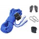 30m Climbing Rope - Outdoor Climbing Rope Lifeline Rescue Rope Climbing Equipment Rope Static Rope wear Rope Safety Rope(Blue) Diameter:10mm