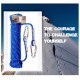 30m Climbing Rope - Outdoor Climbing Rope Lifeline Rescue Rope Climbing Equipment Rope Static Rope wear Rope Safety Rope(Blue) Diameter:10mm