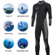 Wetsuit 5mm Diving Suit Man Neoprene Full Wetsuit Man's Dive Sector Back Zip for Men-Snorkeling, Scuba Diving Swimming, Surfing