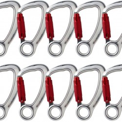 Fusion Climb Liberty Aluminum Auto Lock Captive Eye Carabiner 10-Pack