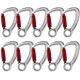 Fusion Climb Liberty Aluminum Auto Lock Captive Eye Carabiner 10-Pack