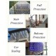 LYRFHW Safety Net Wall Decoration Rope Net, Stairs Patios Balcony Anti-cat Net Playground Swing Outdoor Climbing Protection Net (10CM)