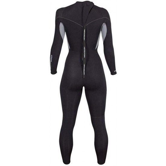 Henderson Women's Thermoprene Pro Wetsuit 5mm Back Zip Fullsuit Black