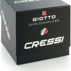 Cressi Scuba Diving Computer - 3 Dive Programs: Air•Nitrox•Gauge - Dual-mixture Gasses - Backlit Light, Logbook, Ascent Alarms | Giotto: made in Italy