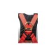 Elk River 66613 EagleTower Polyester/Nylon LE 6 D-Ring Harnesses with Quick-Connect Buckles, Large