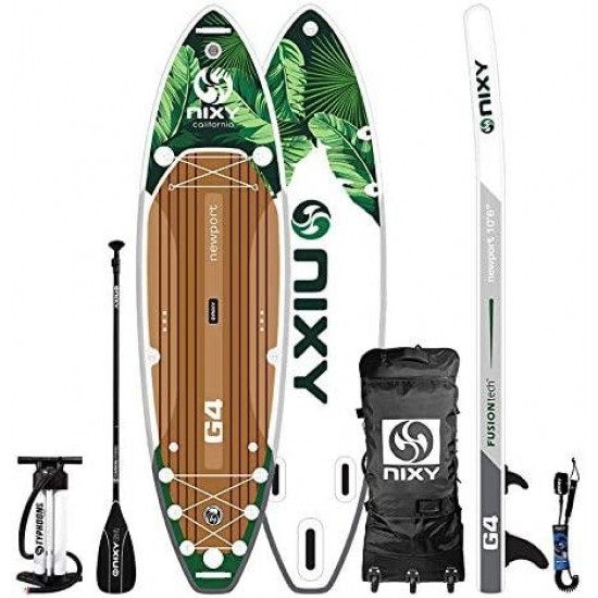 NIXY Newport Paddle Board All Around Inflatable SUP 10'6