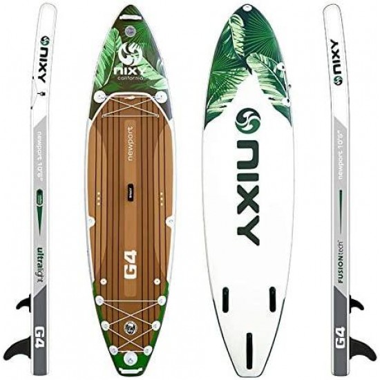 NIXY Newport Paddle Board All Around Inflatable SUP 10'6