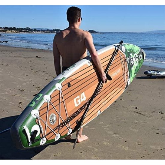 NIXY Newport Paddle Board All Around Inflatable SUP 10'6