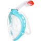 QERNTPEY Snorkeling and Diving Mask Diving Mask Diving Goggles Dry Snorkel Set Diving Suit Swimming Glasses for Adult and Youth (Color : Blue, Size : M)