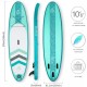 Inflatable Paddle Board, SUP Stand Up Paddle Board, 10'6x32 x6, with All Accessories-Aluminum Paddle/Pump/SUP Leash/Backpack/Fin/Waterproof Phone Case