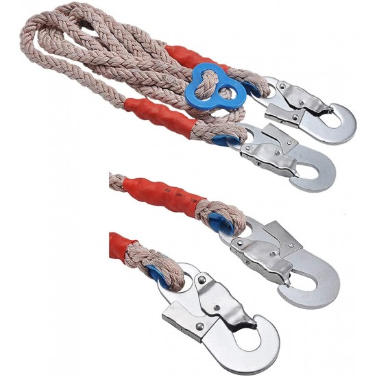 MotorFansClub Mountaineering Climbing Spike Set Climbing Tool Safety Harness Climbing Belt Fit for Compatible with Tree Indoor Rock Climbing