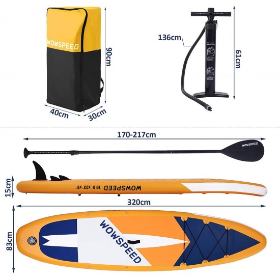 Hemousy Stand Up Paddle Board,10.5'×33