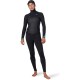 O'NEILL Psycho Tech 5.5/4+mm Hooded Chest-Zip Full Wetsuit - Women's Black/Black, 10