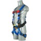 Fusion Climb TCH-107-2FB-S Full Body Climbing Harness, Blue Black, One Size